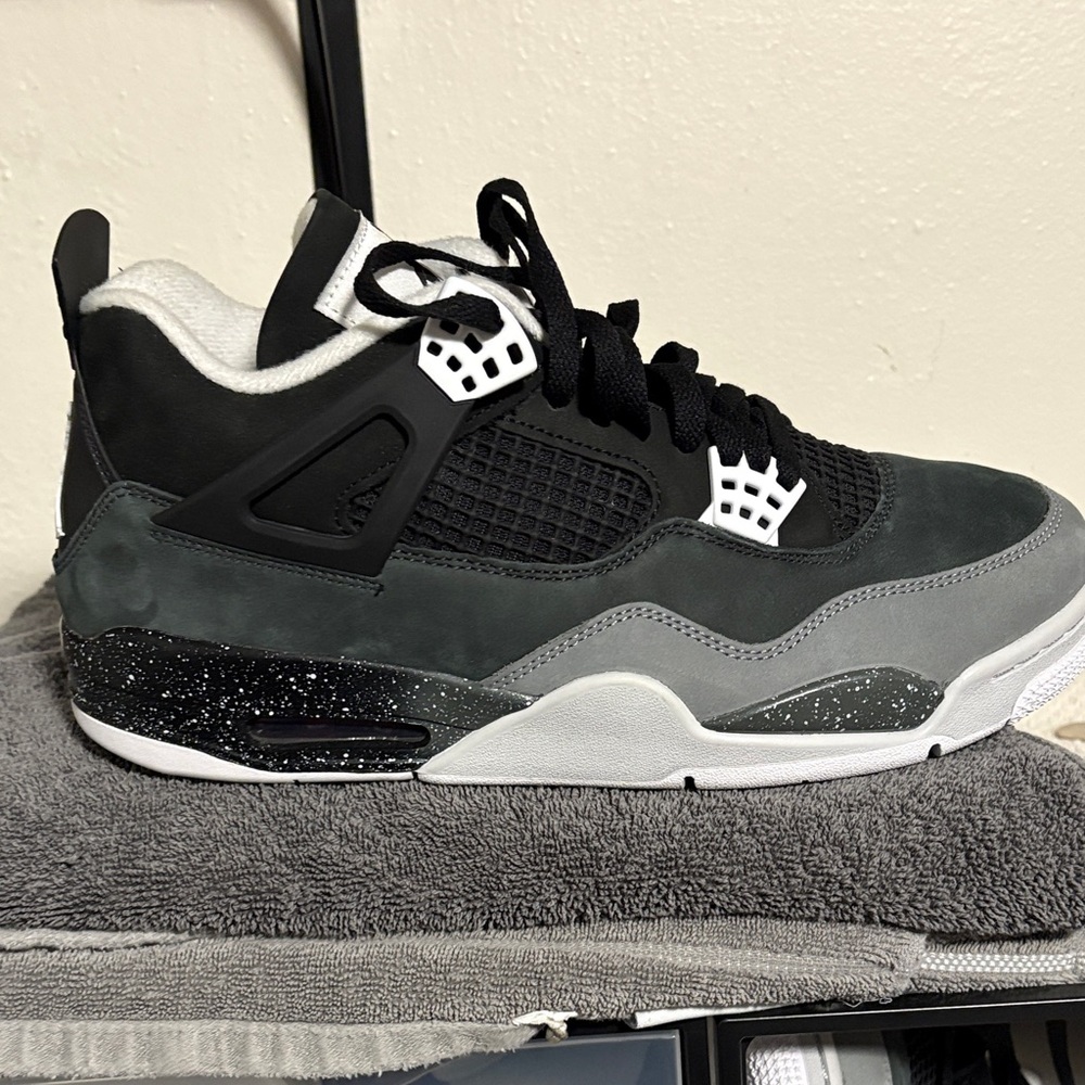 Jordan Black and Gray Sneakers